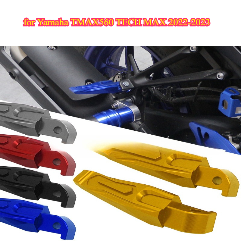 Tech Max Accessories - อุปกรณ์เสริมสำหรับรถมอเตอร์ไซค์ขนาดเล็กแบบมีที่วางเท้าสำหรับผู้โดยสาร เหมาะสำหรับ Yamaha TMAX560 TECH MAX