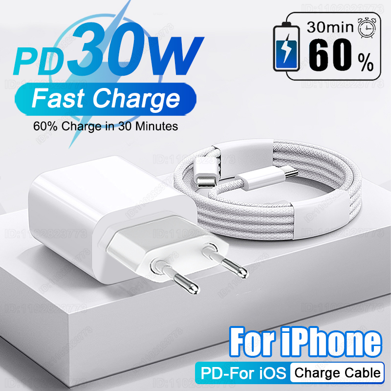 Tech Accessories Apple - Pd 30W Fast Charger สำหรับ iPhone