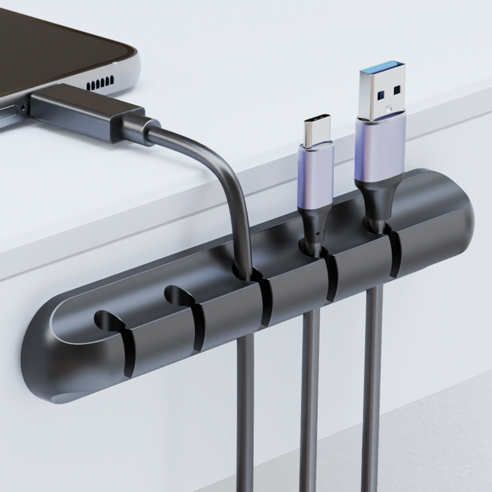 Desk Cable Clip - กาวผู้ถือสายคลิปการจัดการสายไฟลวดสําหรับเดสก์ท็อปสายชาร์จ USB Nightstand สายไฟสายเมาส์