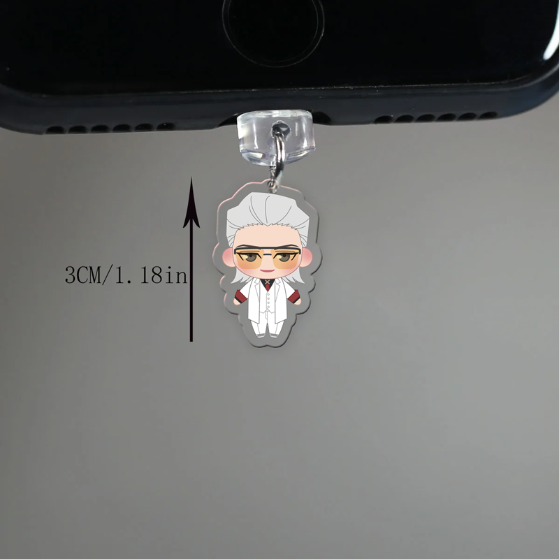 Tech Accessories Apple - จุกปิดกันฝุ่นอะคริลิคสำหรับโทรศัพท์มือถือ iPhone Samsung Type-C TBHX รุ่น