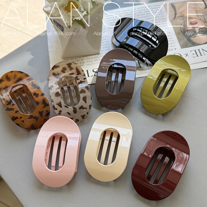 Hi Tech Accessories - กิ๊บหนีบผมทรงฉลามแบบใหม่ ขนาดใหญ่ ดีไซน์เกาหลี แฟชั่นสำหรับผู้หญิง เครื่องประดับผม กิ๊บติดผมระดับไฮเอนด์