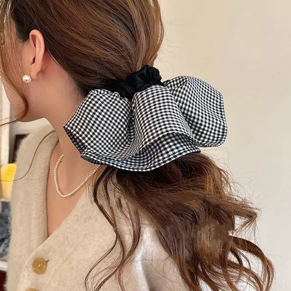 ขนาดใหญ่พิเศษลายสก๊อตผมวงยืดหย - Hi Tech Accessories บทวิจารณ์และราคา