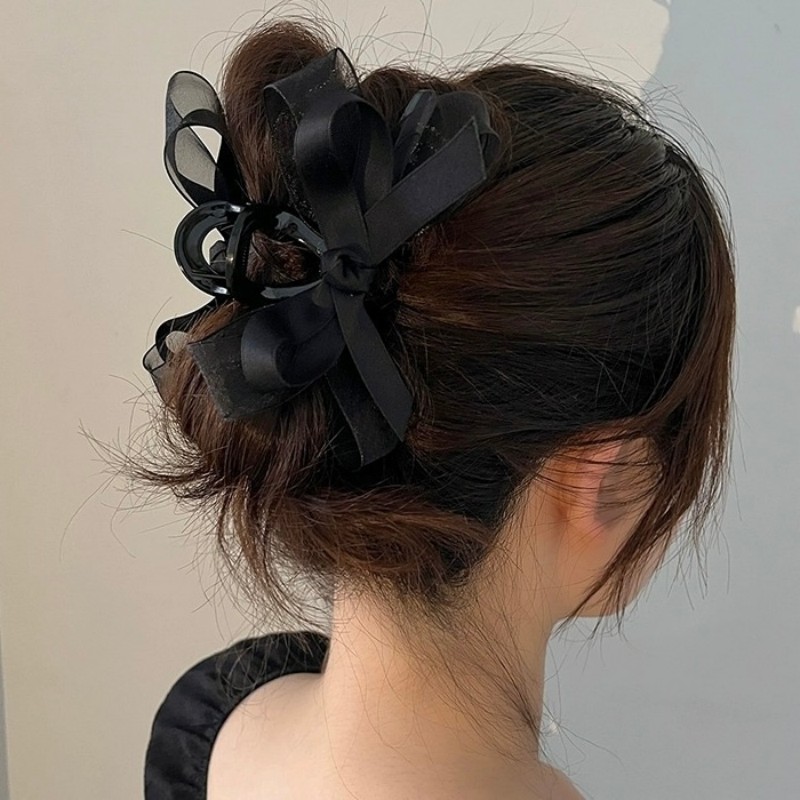 กิ๊บติดผมโบว์สีดำโปร่งใสระดับไ - Hi Tech Accessories บทวิจารณ์และราคา