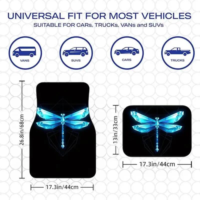 4 ชิ้น บลูคริสตัล ดราก้อนฟลาย  - Universal Tech Accessories บทวิจารณ์และราคา