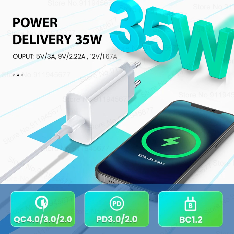 Pd 35W ที่ชาร์จเร็วสำหรับ For  - Tech Accessories Apple บทวิจารณ์และราคา