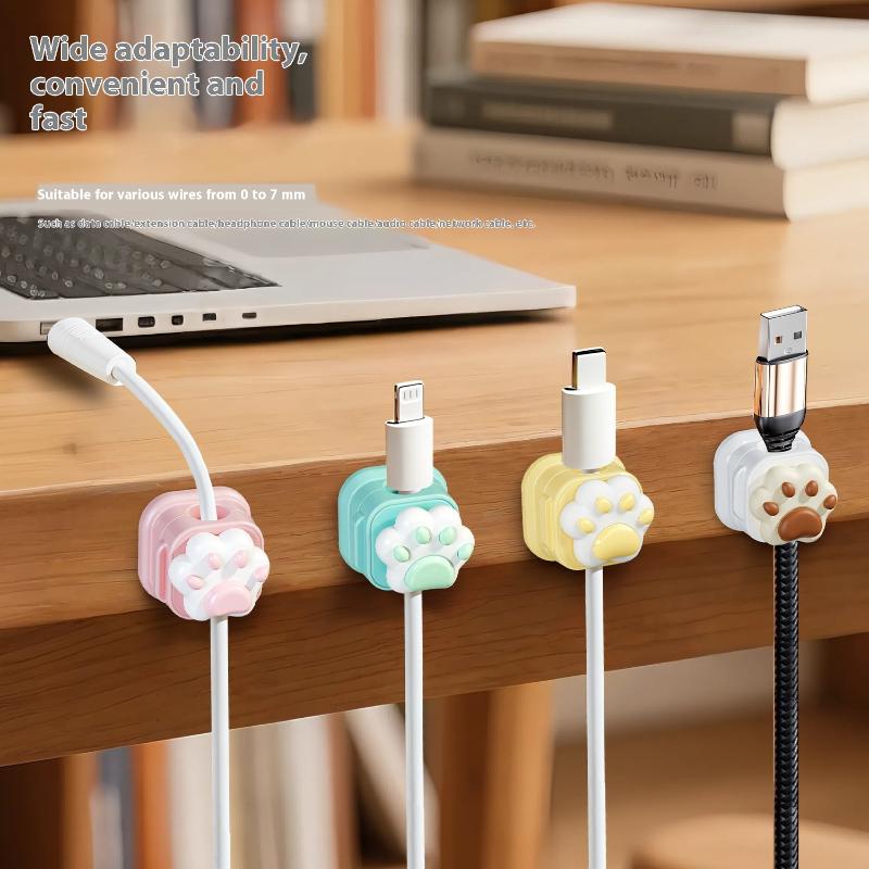 เดสก์ท็อปน่ารักสายผู้ถือคลิปโต - Desk Cable Clip บทวิจารณ์และราคา