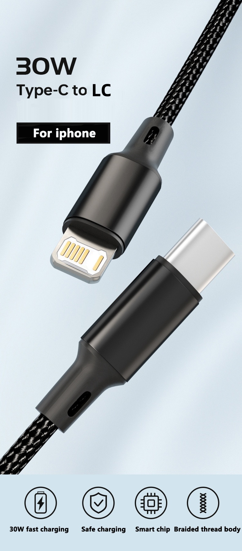 สายชาร์จ PD 30W USB สำหรับ iPh - Tech Accessories Apple บทวิจารณ์และราคา