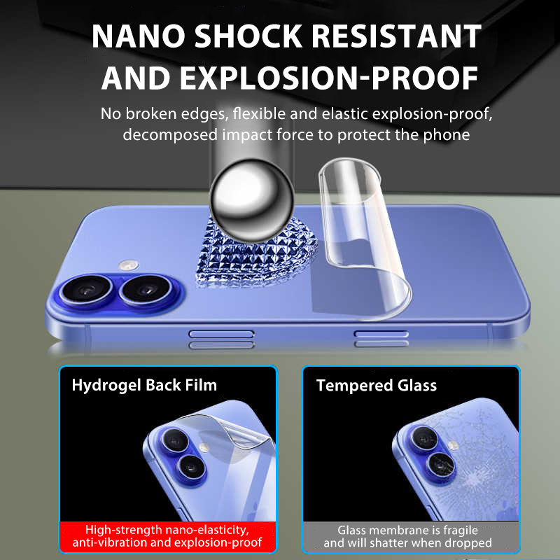4-1PcsกลับHydrogelฟิล์มสําหรับ - Tech Accessories Apple บทวิจารณ์และราคา