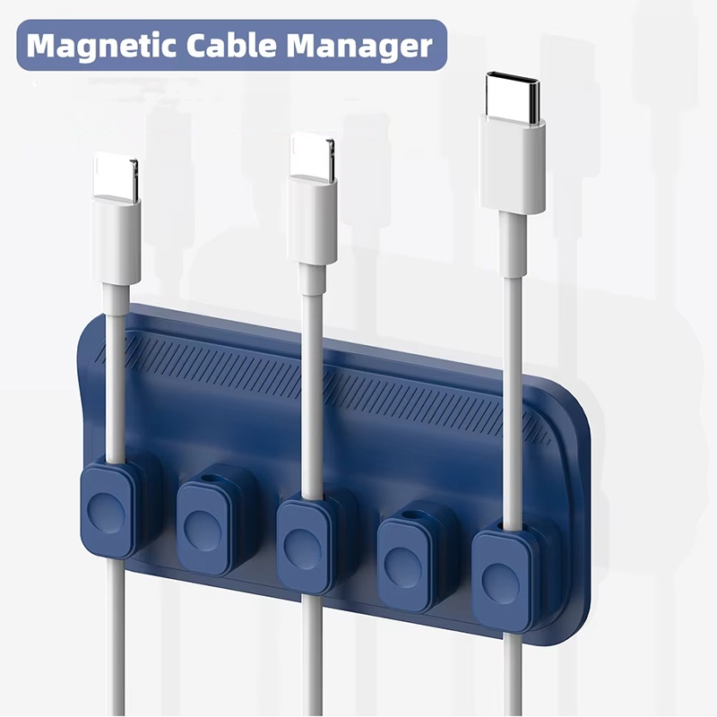 ที่ยึดสายแม่เหล็กสำหรับจัดการส - Desk Cable Clip บทวิจารณ์และราคา