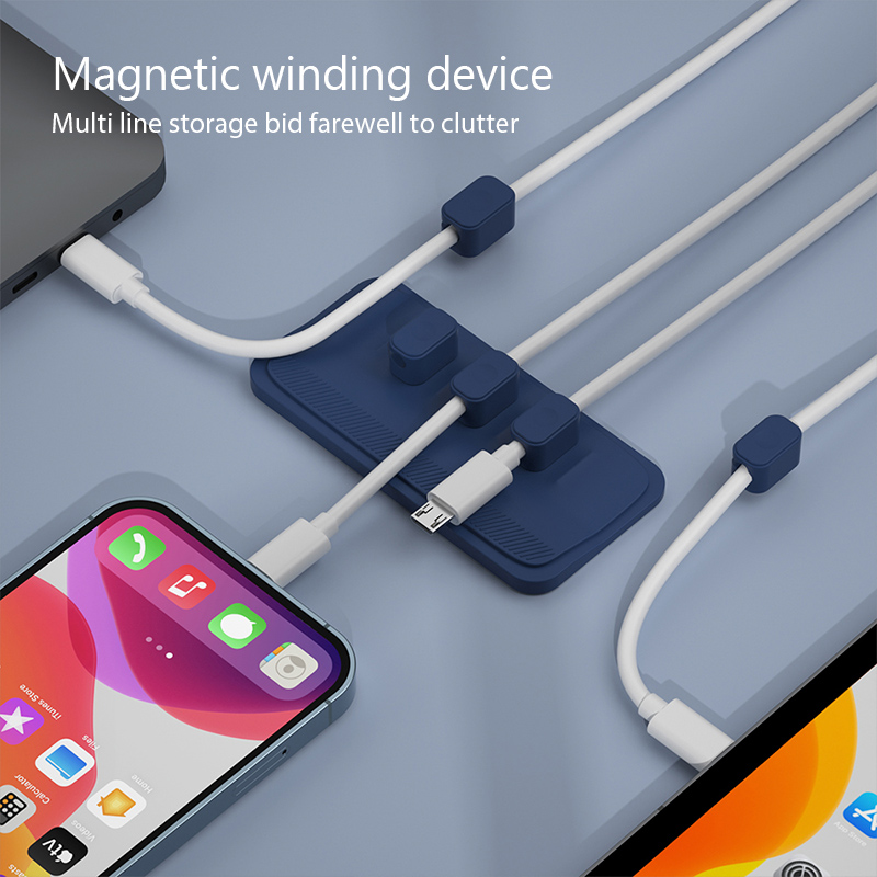 ที่ยึดสายแม่เหล็กสำหรับจัดการส - Desk Cable Clip บทวิจารณ์และราคา