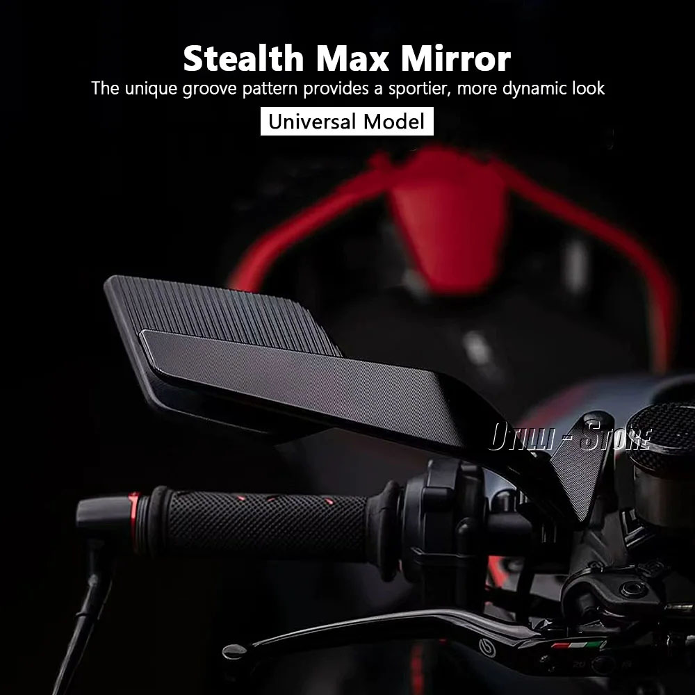 กระจกมองหลังมอเตอร์ไซค์ Stealt - Tech Max Accessories บทวิจารณ์และราคา