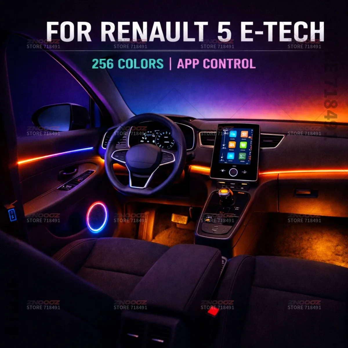 ไฟตกแต่งภายในรถยนต์ RGB 22in1  - Tech Lighting Accessories บทวิจารณ์และราคา