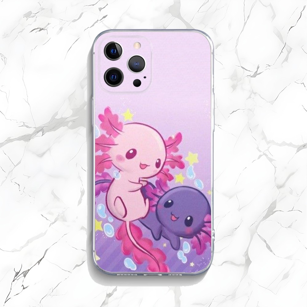 น่ารักAxolotlเคสโทรศัพท์สําหรั - Tech Accessories Apple บทวิจารณ์และราคา