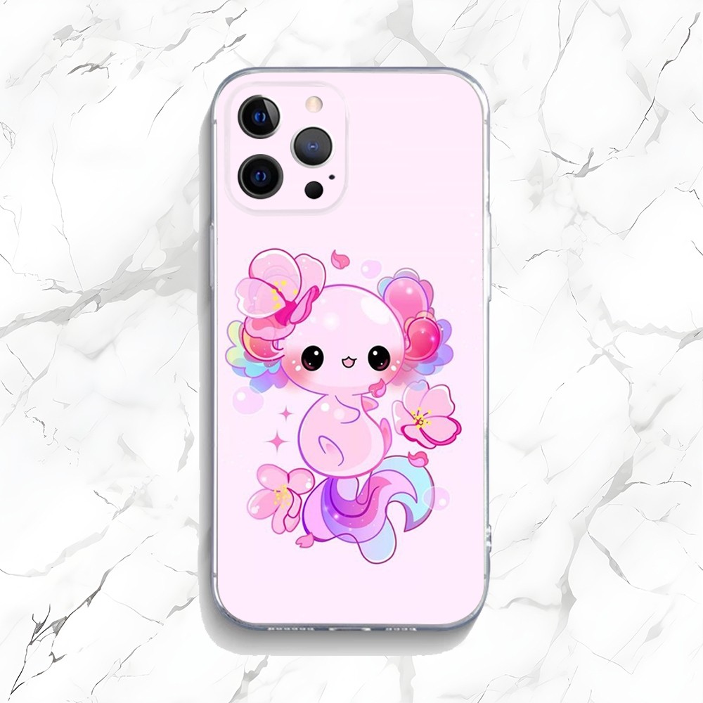 น่ารักAxolotlเคสโทรศัพท์สําหรั - Tech Accessories Apple บทวิจารณ์และราคา