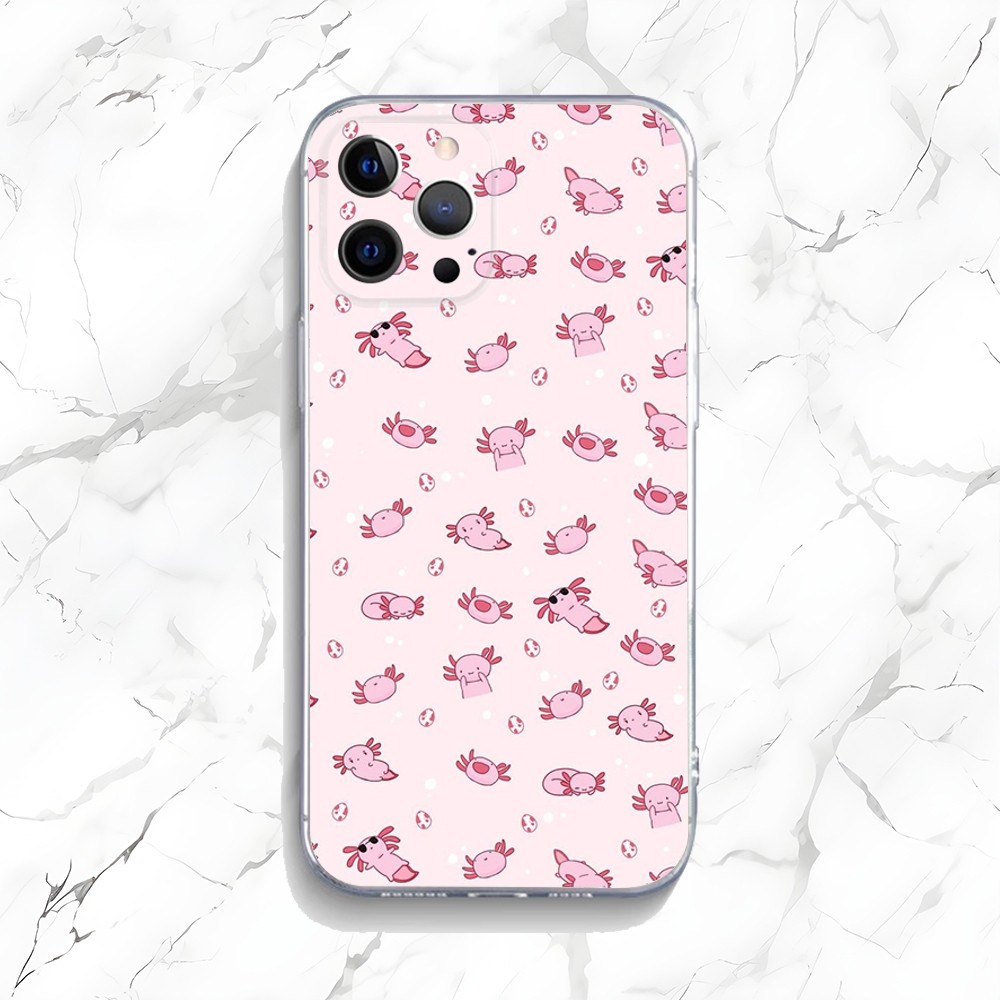 น่ารักAxolotlเคสโทรศัพท์สําหรั - Tech Accessories Apple บทวิจารณ์และราคา
