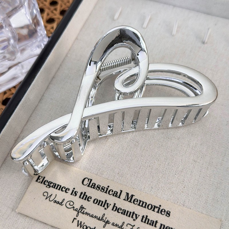 Elegant Silver เลียนแบบคลิปผมโ - Hi Tech Accessories บทวิจารณ์และราคา