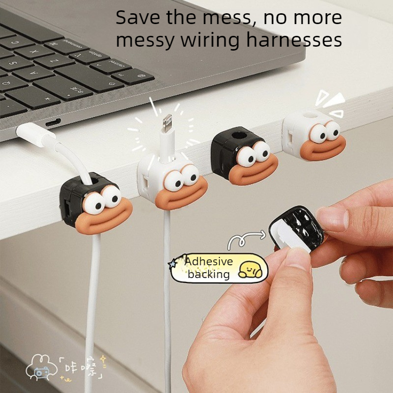 คลิปหนีบสายแม่เหล็ก 1/5/10 ชิ้ - Desk Cable Clip บทวิจารณ์และราคา