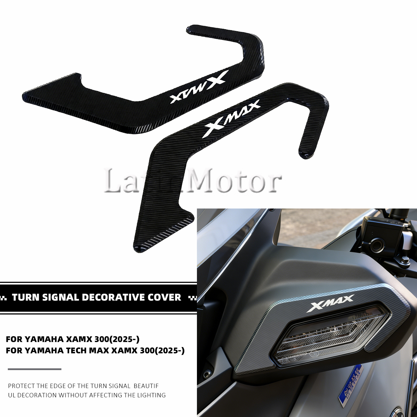 สำหรับ Yamaha XMAX300 XMAX TEC - Tech Lighting Accessories บทวิจารณ์และราคา
