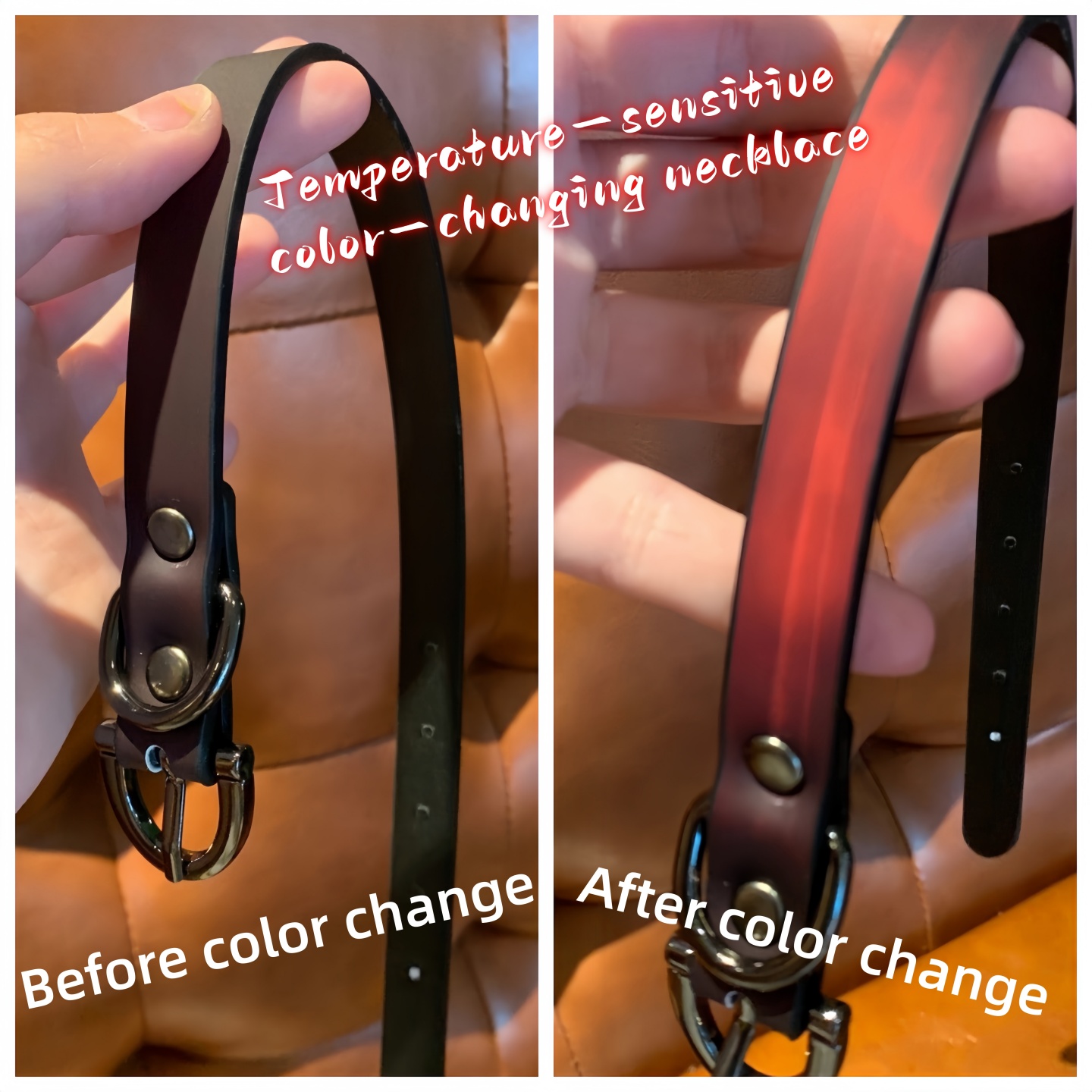 สร้อยคอหนังนิ่มเปลี่ยนสีตามอุณ - Hi Tech Accessories บทวิจารณ์และราคา